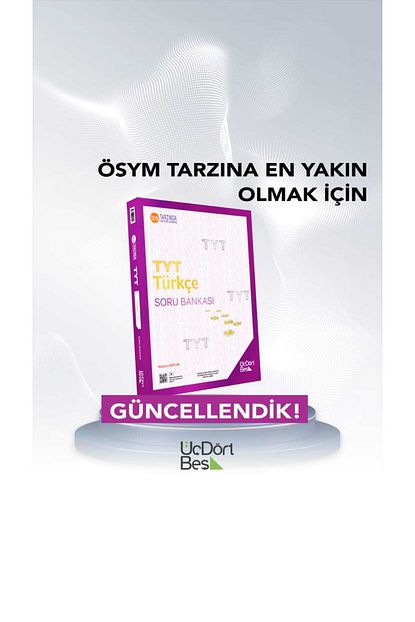 Tyt Türkçe Soru Bankası - Üçdörtbeş 2025